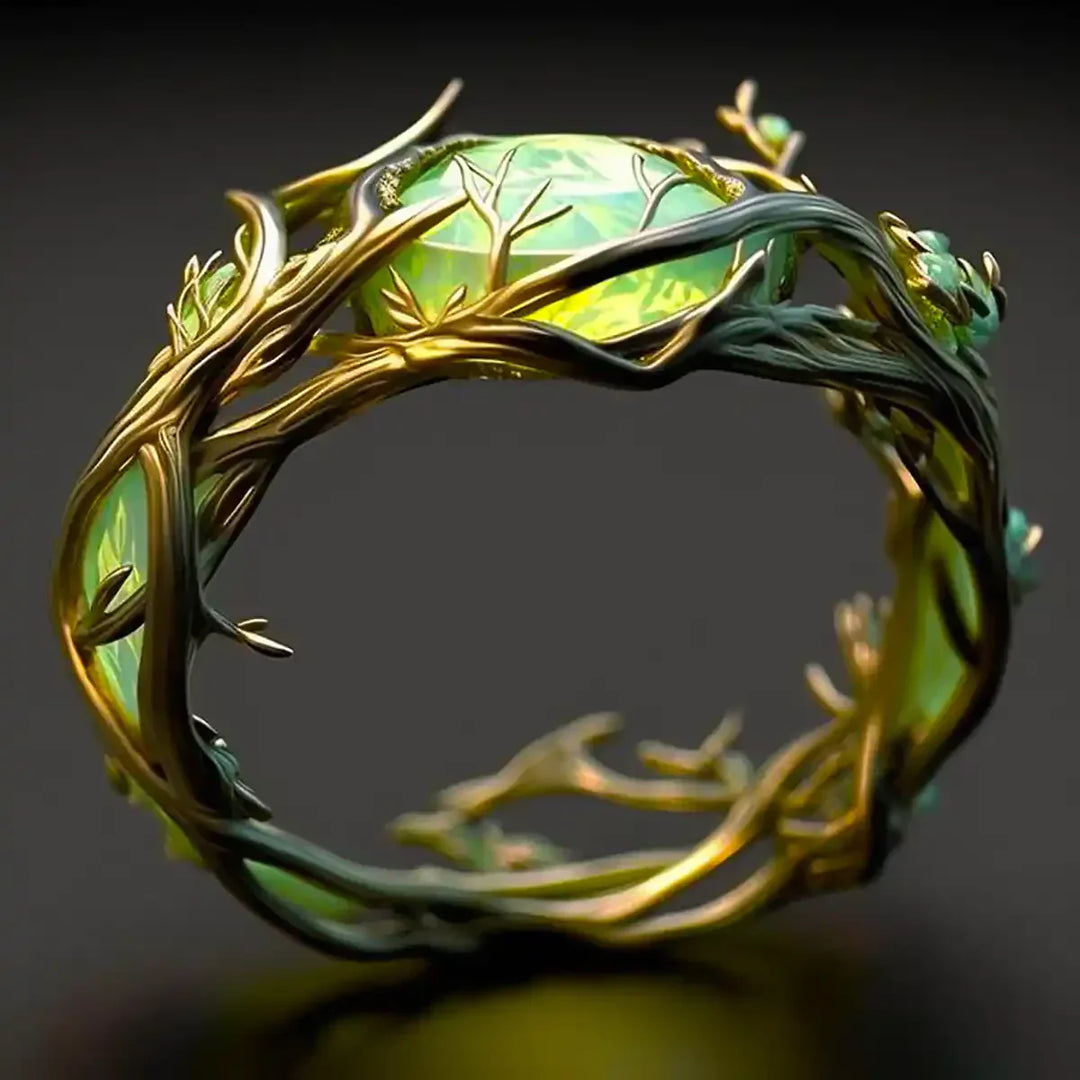 Bague Couronne Émeraude