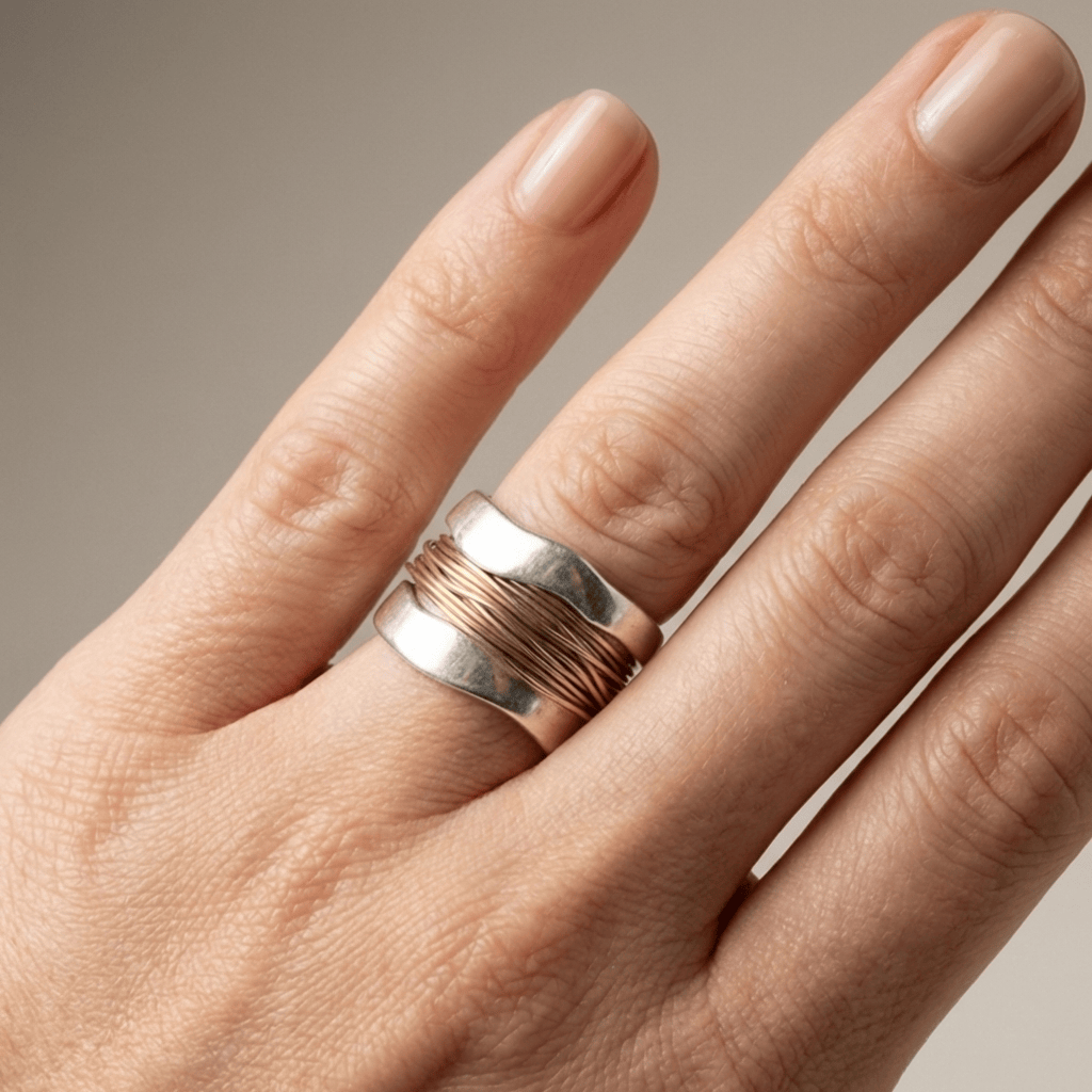 Bague en fil d&