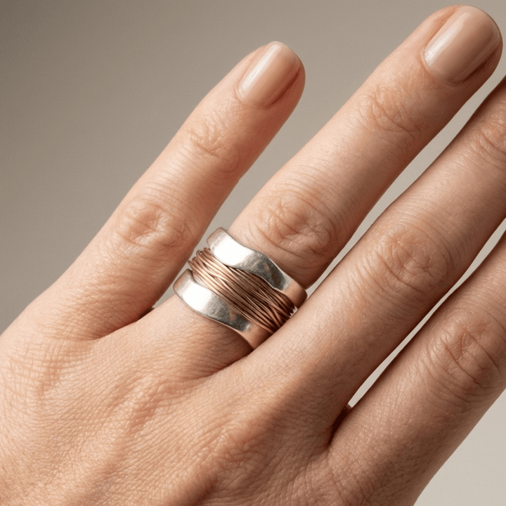 Bague en fil d&