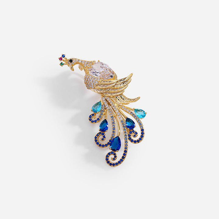 Broche Paon Jewelcrest