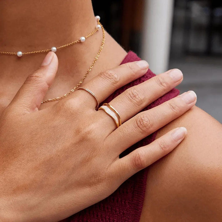 Bague Ajustable à Double Étage