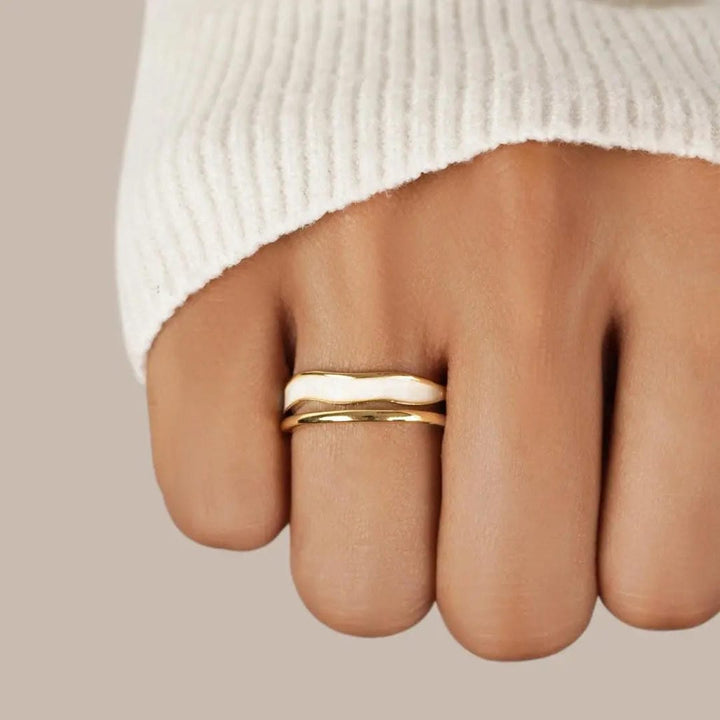 Bague Ajustable à Double Étage