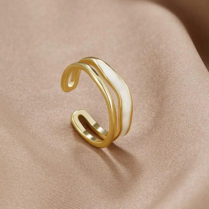 Bague Ajustable à Double Étage