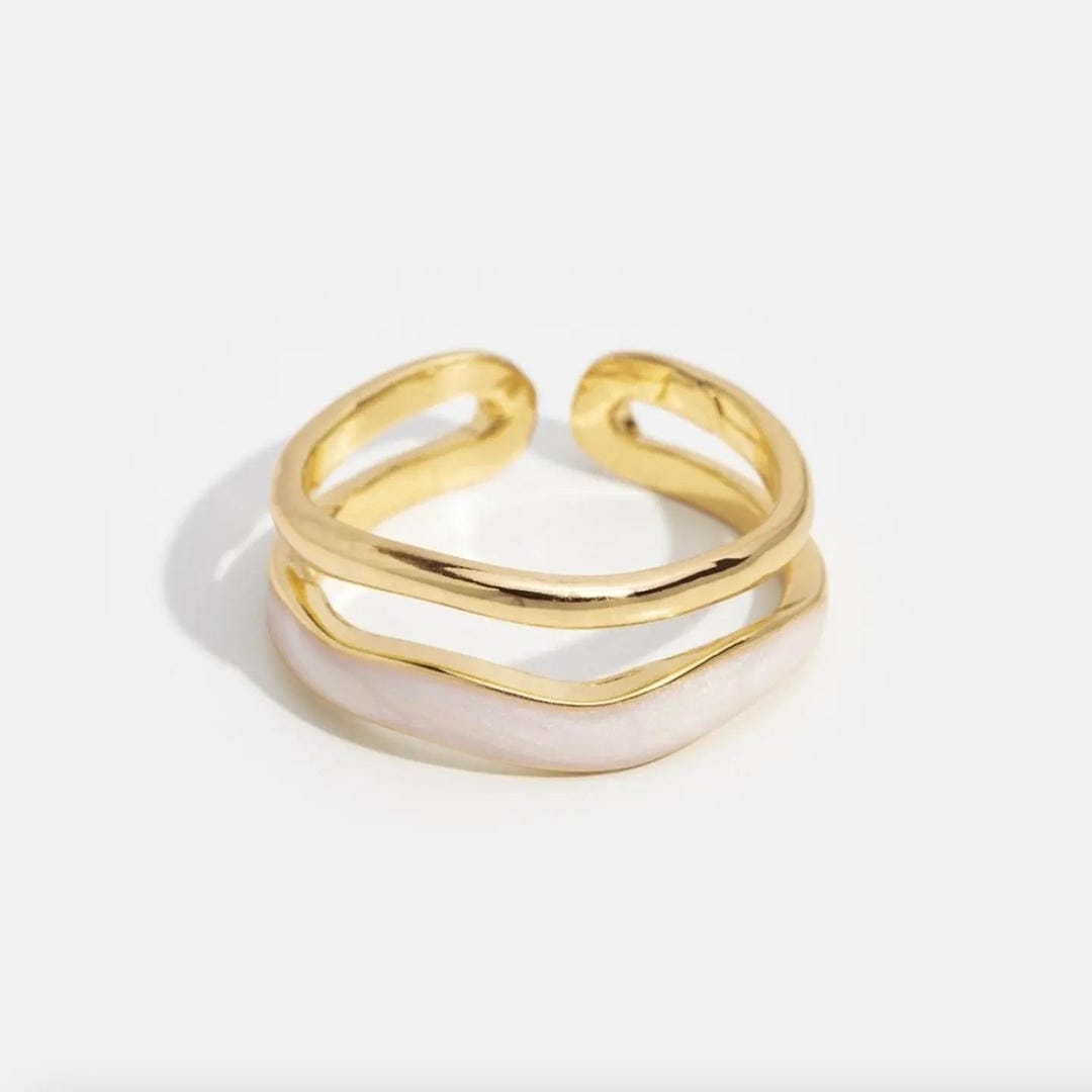 Bague Ajustable à Double Étage