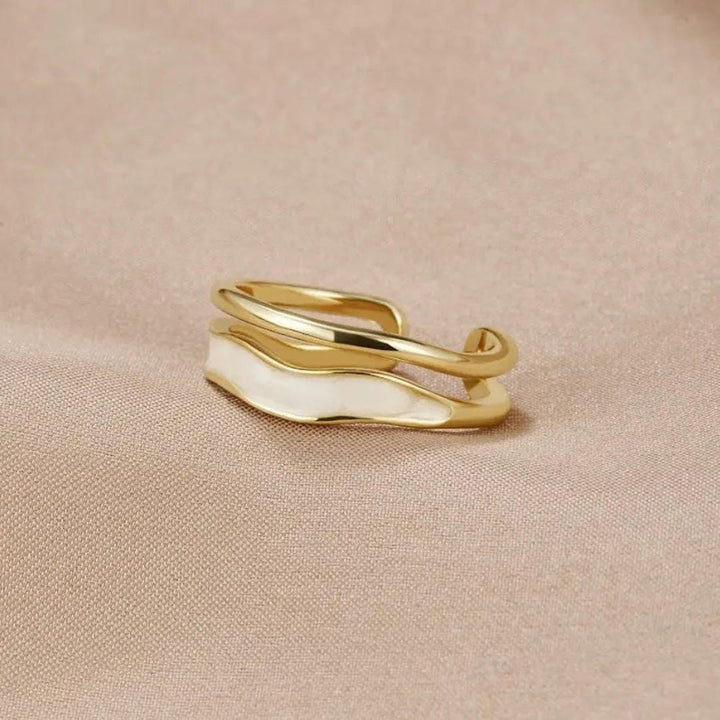 Bague Ajustable à Double Étage