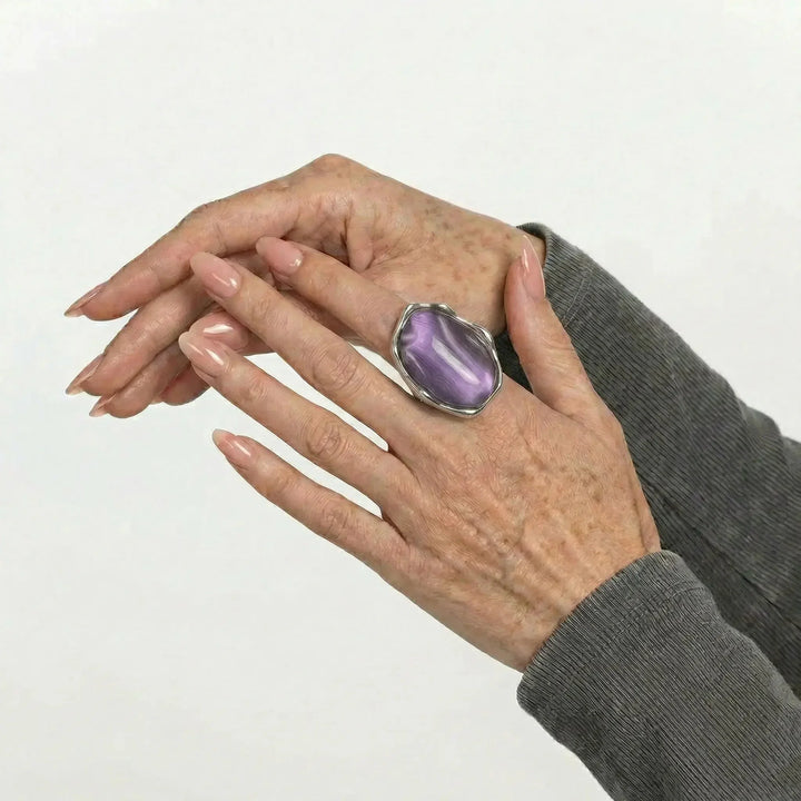 Bague en cristal de pierre naturelle LoveEcho