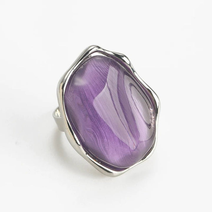 Bague en cristal de pierre naturelle LoveEcho