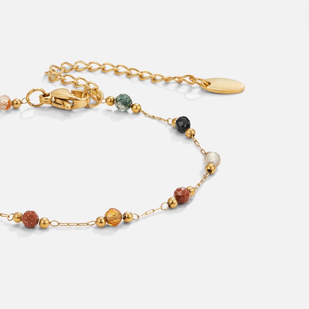 Bracelet en Gemmes Colorées - Équilibre Serein