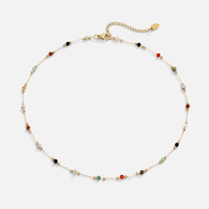 Collier en pierres précieuses colorées Aria