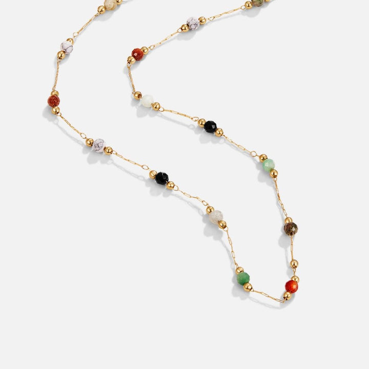 Collier en pierres précieuses colorées Aria