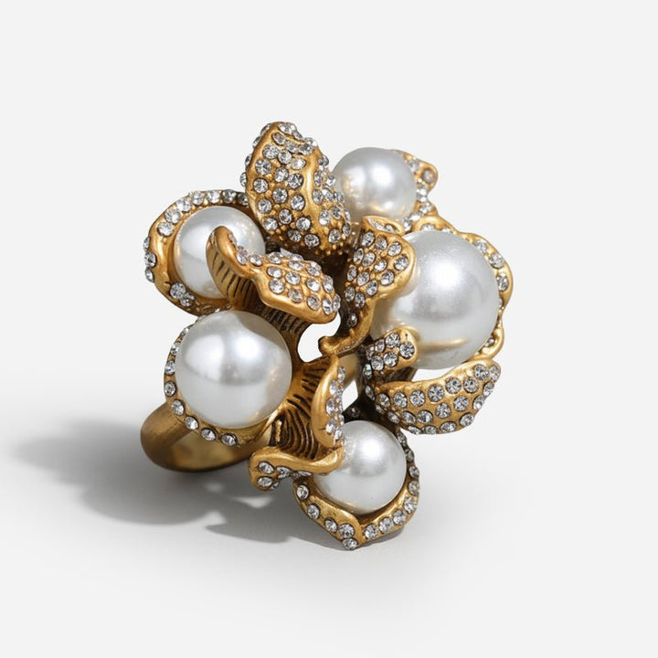 Bague Luxe Fleur de Perle