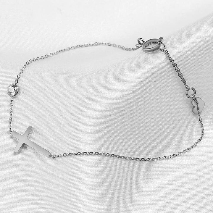 Bracelet en Argent Cœur de Foi