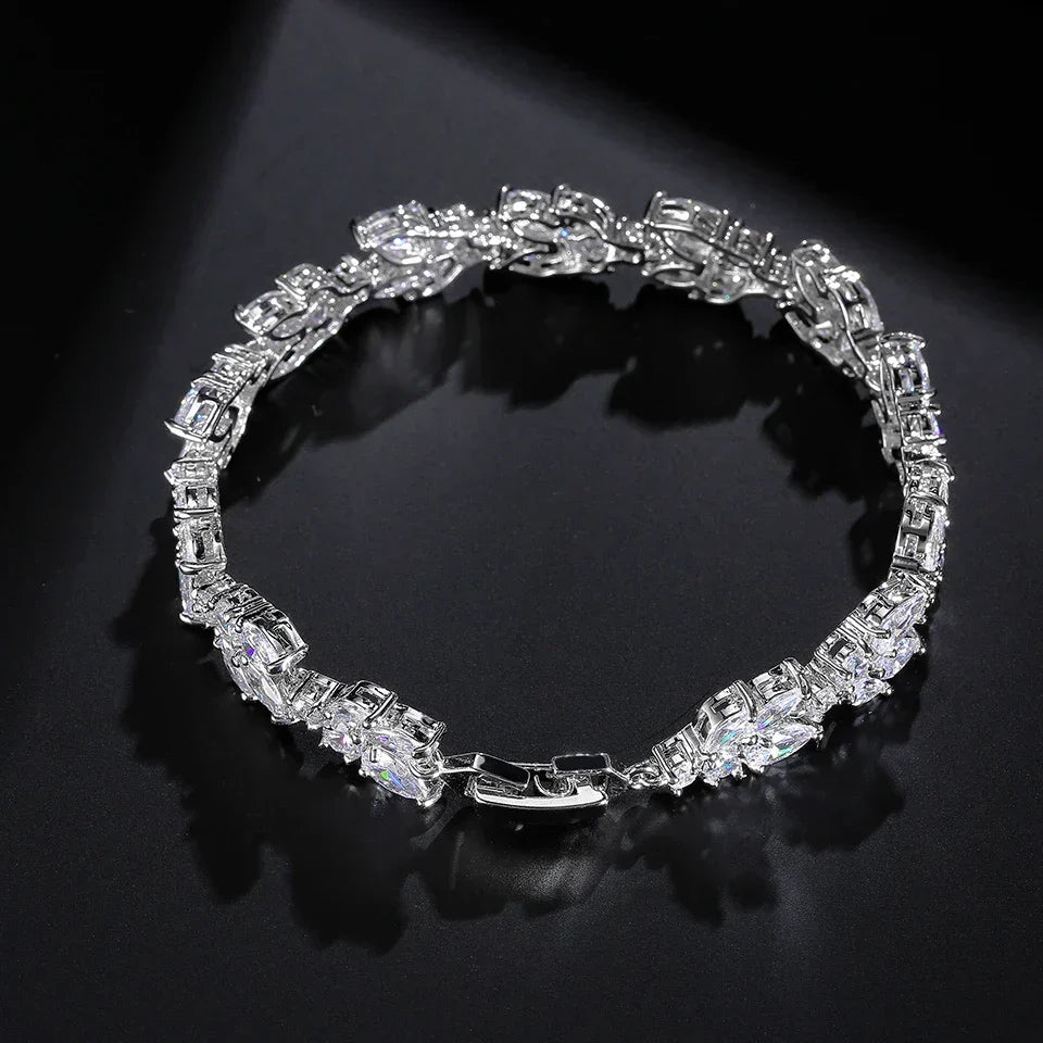 Bracelet Vintage en Argent Chaîné