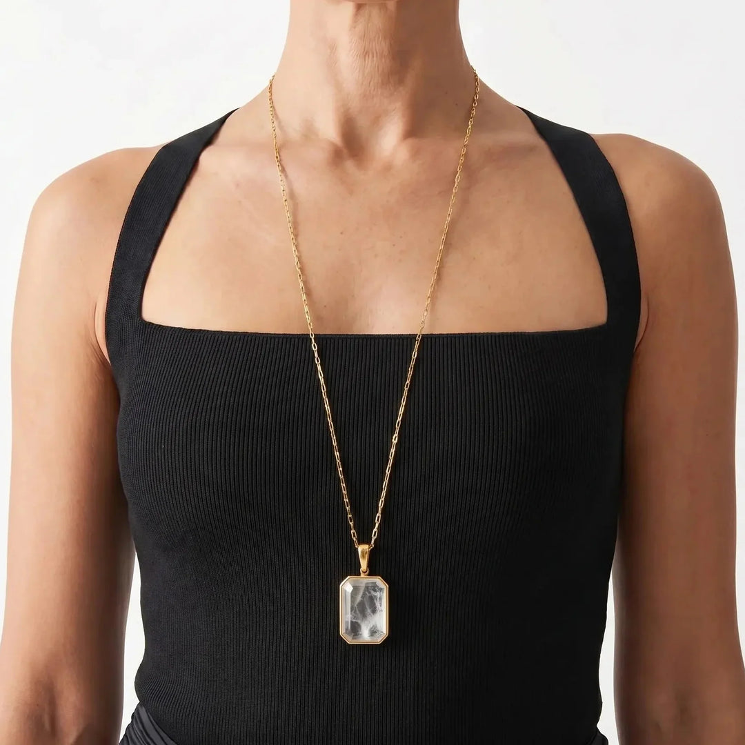 Collier Vintage en Cristal Marique
