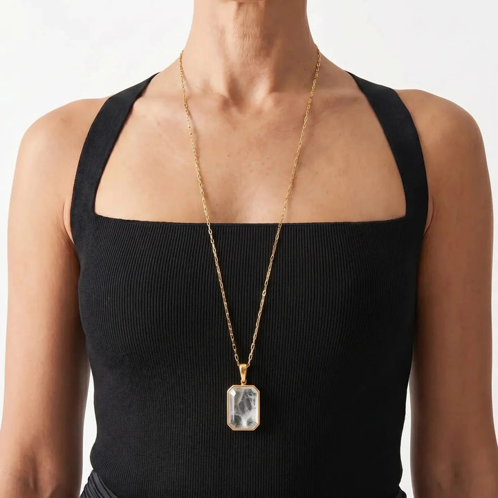 Collier Vintage en Cristal Marique