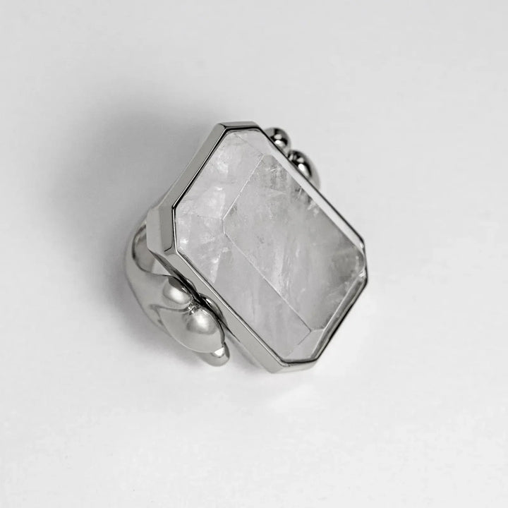 Bague Vintage en Cristal Français Marique