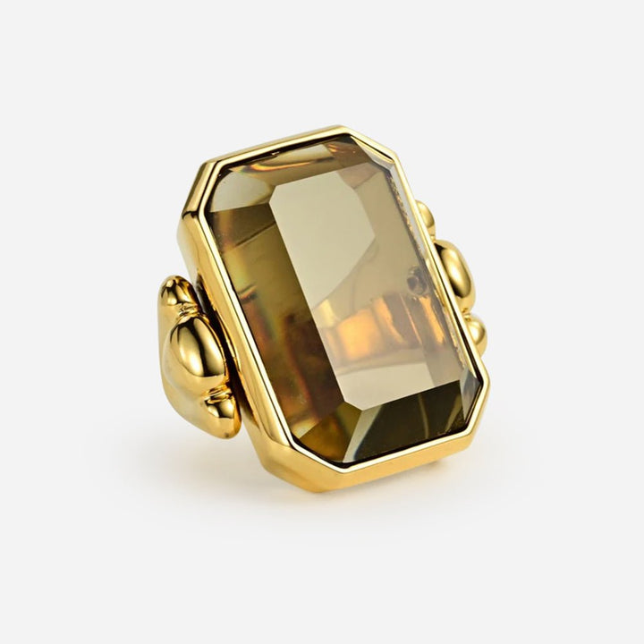 Bague Vintage Noir Marique