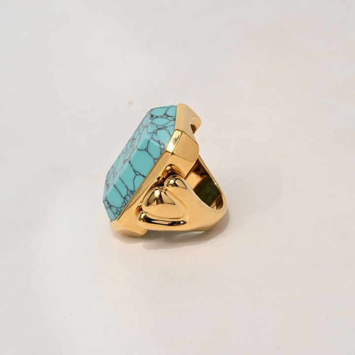 Bague Vintage en Turquoise Marique