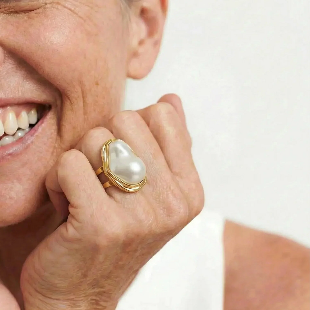 Bague Ajustable en Perle ModernMuse