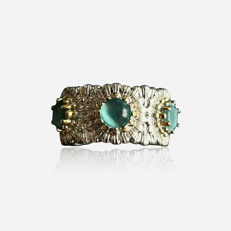 Bague Ouverte Mosaic Fleur