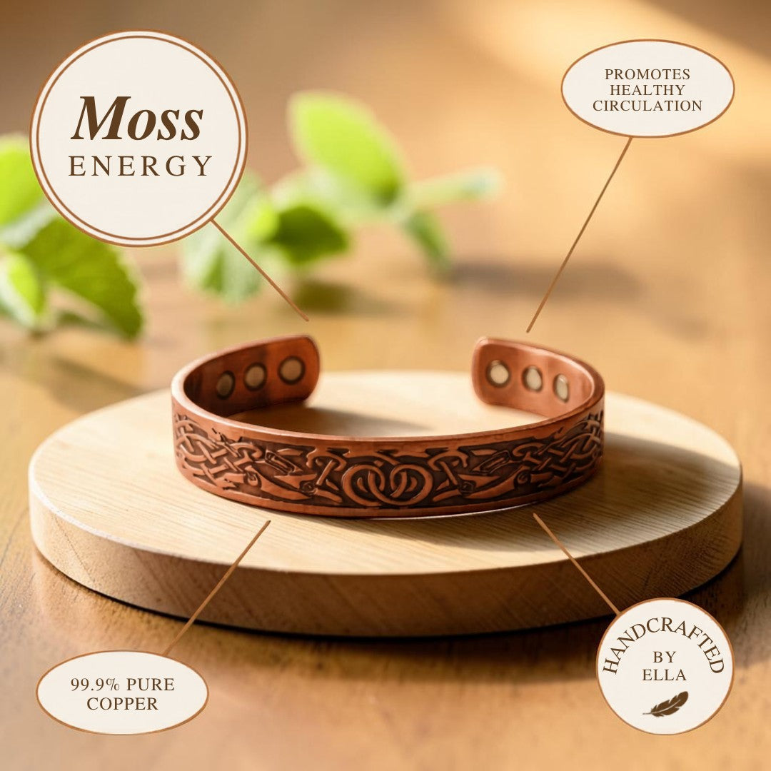 Bracelet en cuivre Ella Mousse