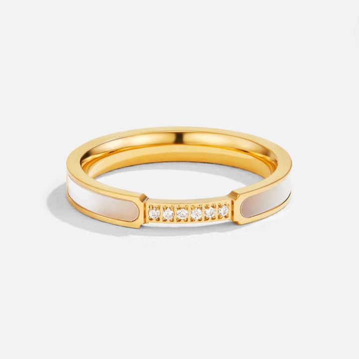 Bague Harmonie en Cristal et Perle de Luxe