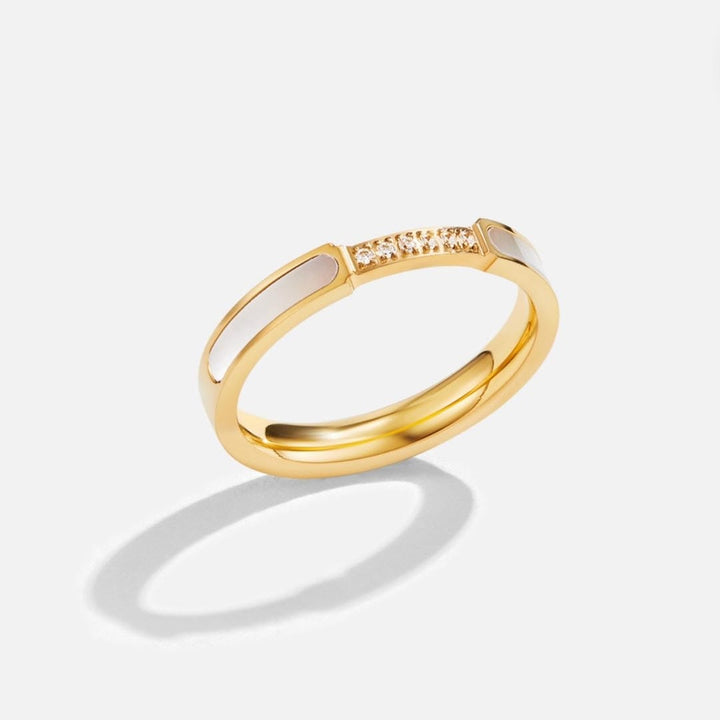 Bague Harmonie en Cristal et Perle de Luxe