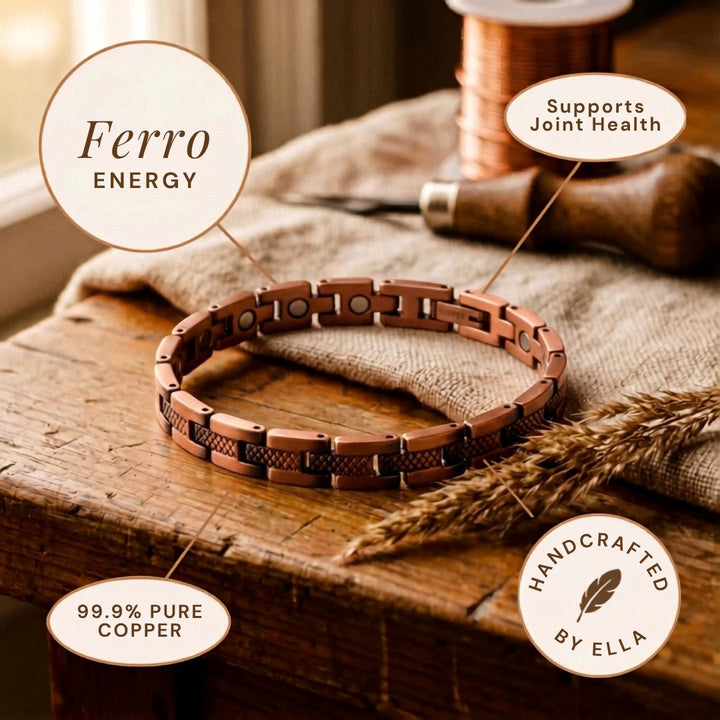 Bracelet de cheville en cuivre ferro d&