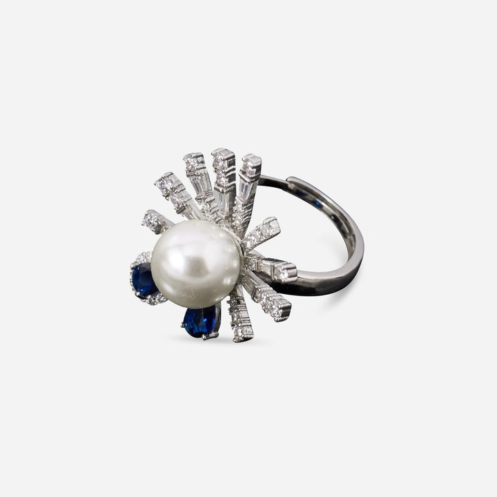 Bague Nocturne à Perle Royale