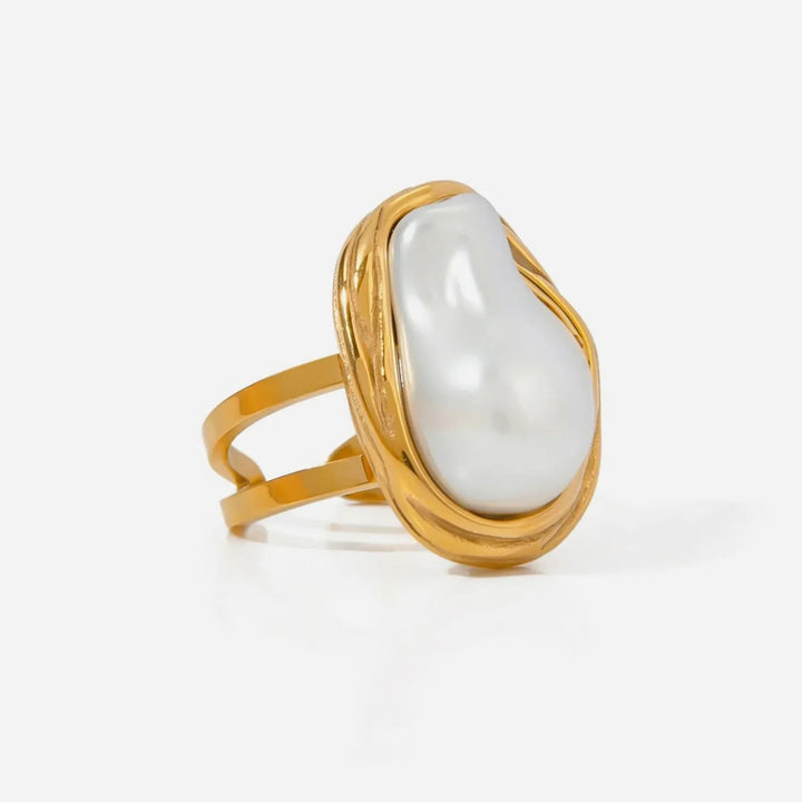 Bague Ajustable en Perle ModernMuse
