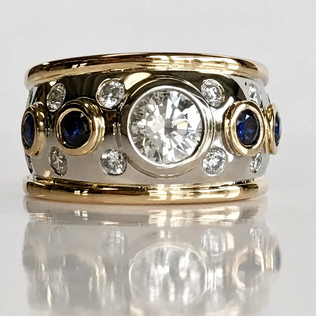Bague Vintage en Zircon Cubique Sertie