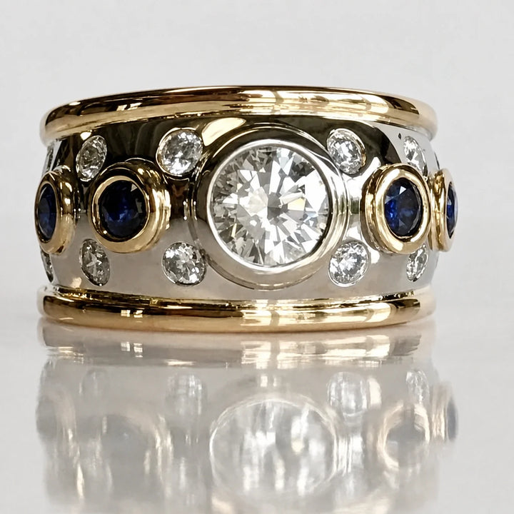 Bague Vintage en Zircon Cubique Sertie