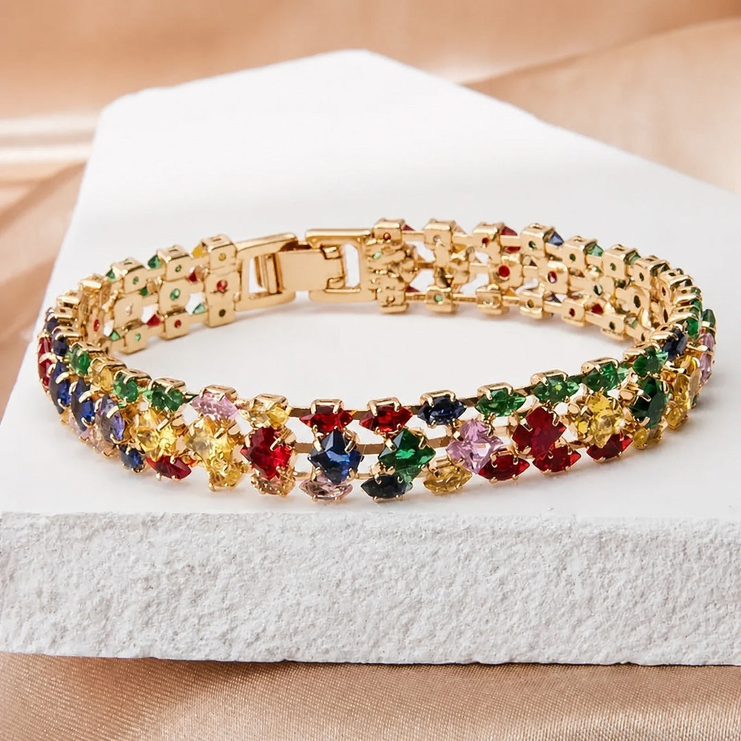 Bracelet en Gemmes Éclatantes