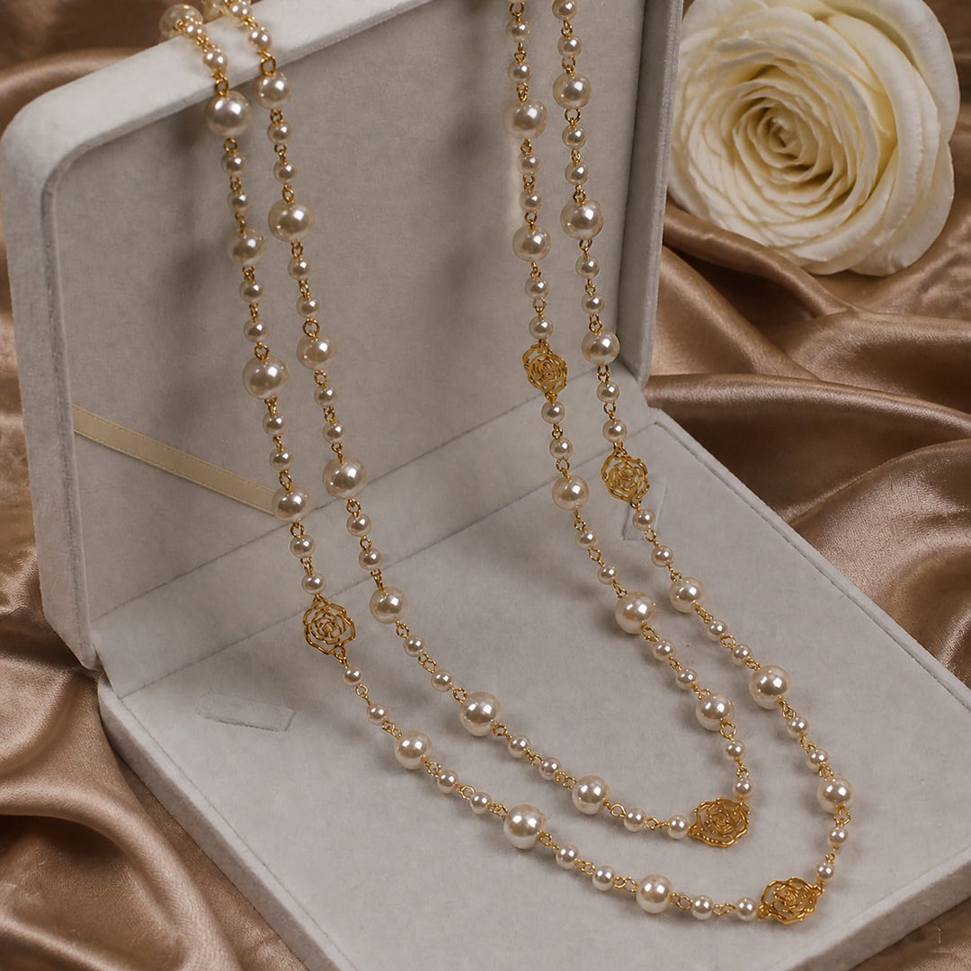 Collier Majestueux en Perles d&