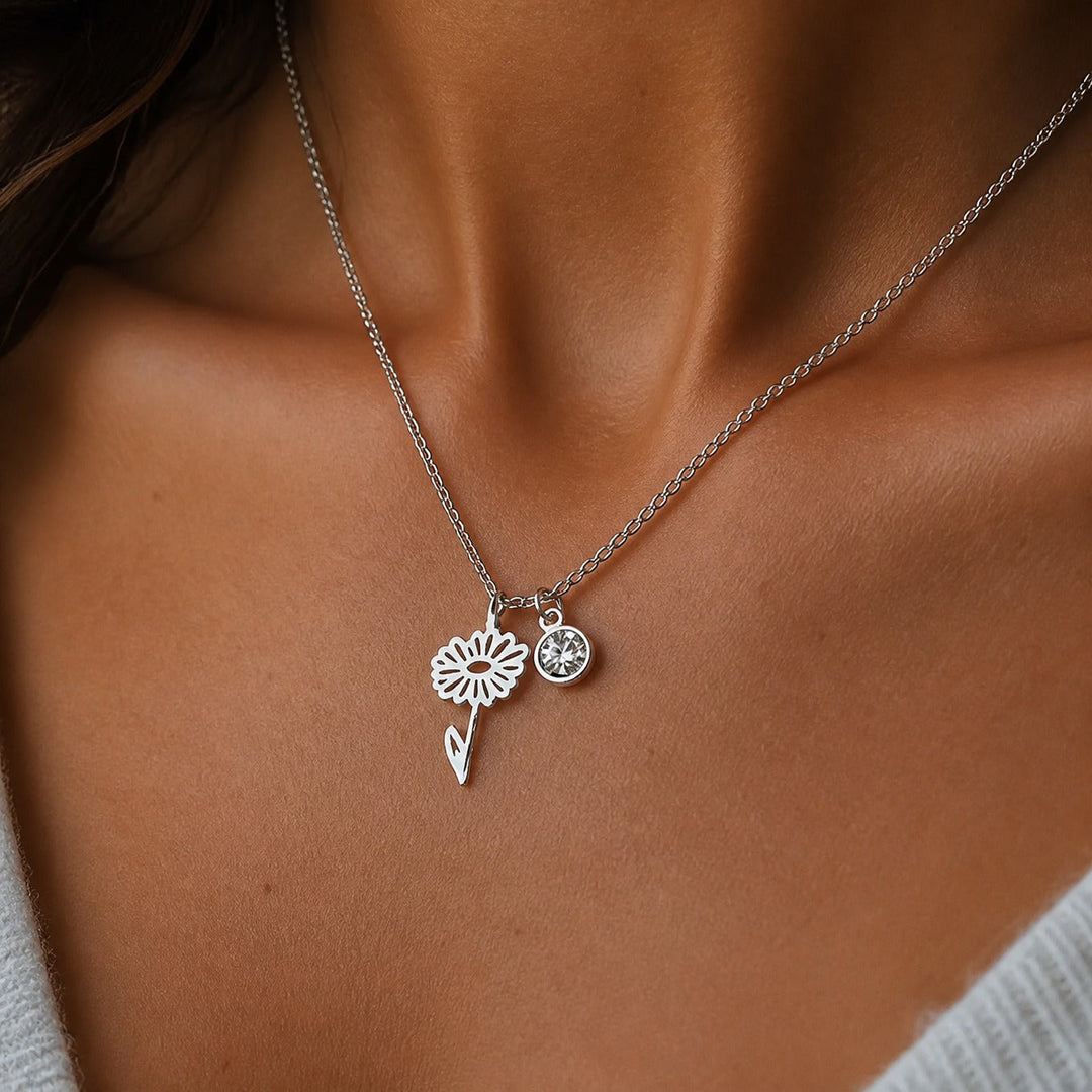 Collier Pendentif Botanique Personnalisé