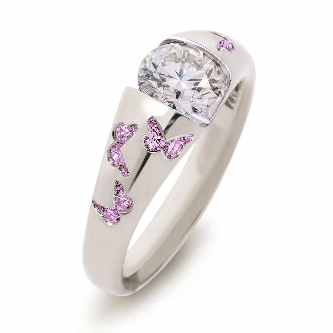Bague Radieuse en Zircon Papillon
