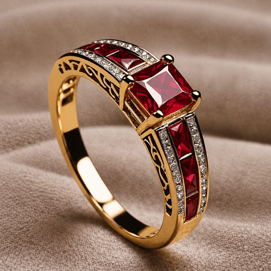 Bague Héritage en Rubis