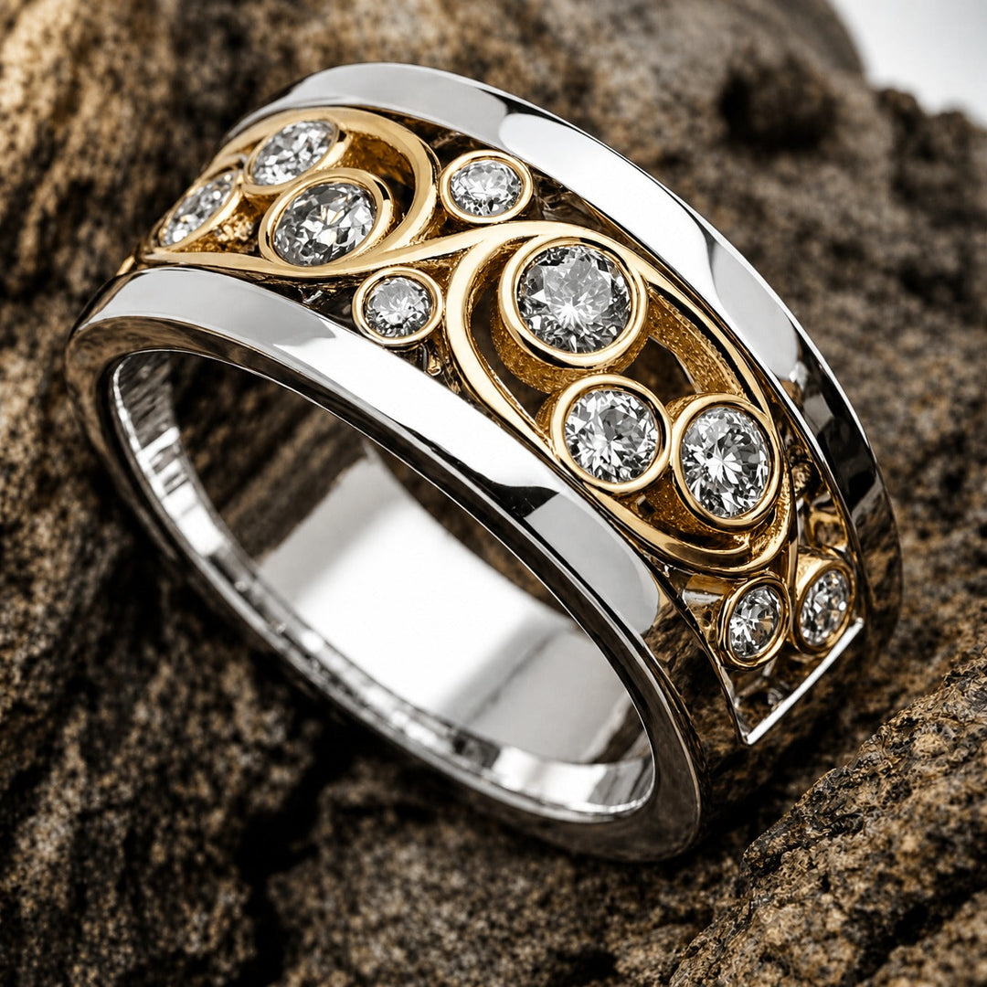 Bague de Jardin en Cristal de Lierre