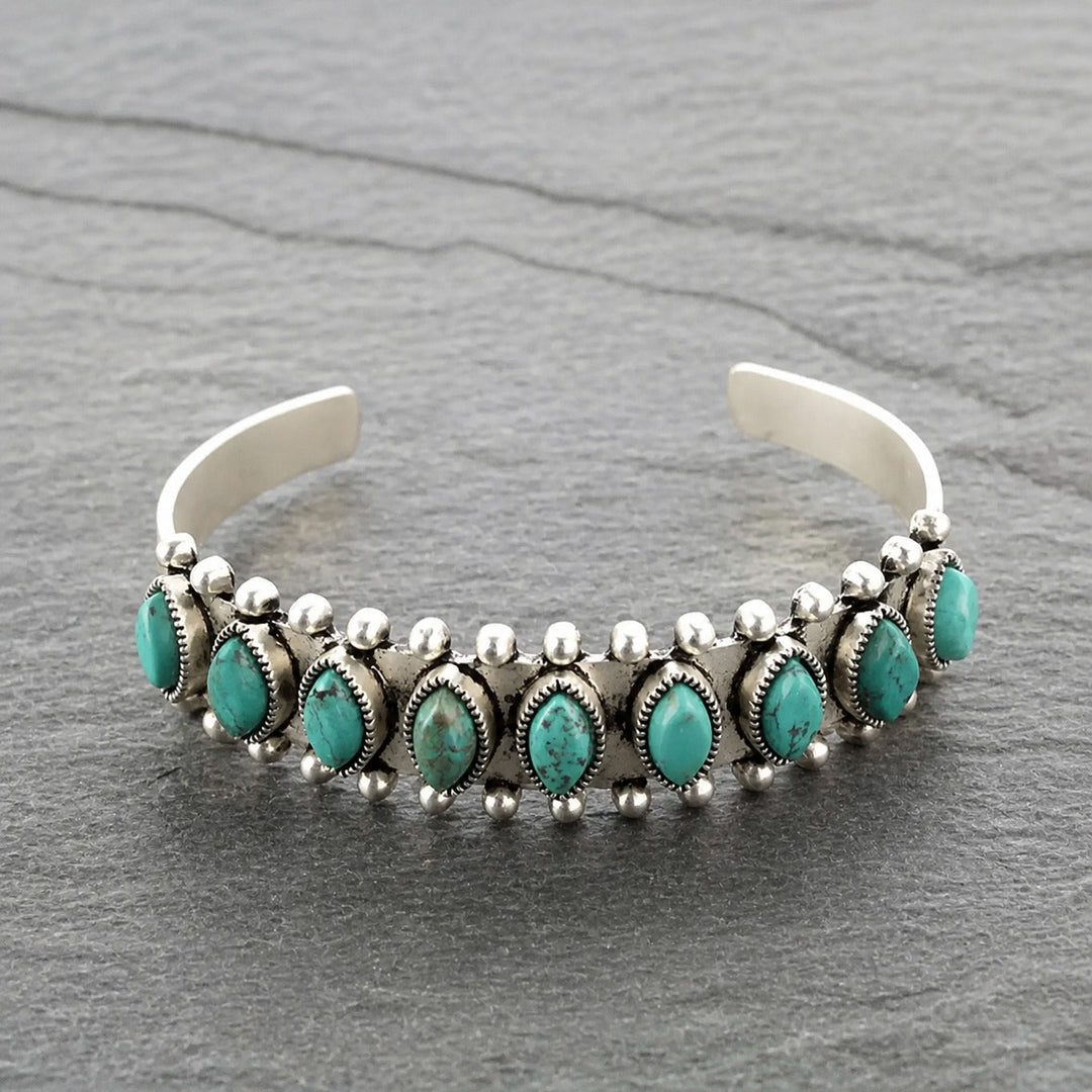 Bracelet Héritage en Argent avec Pierre