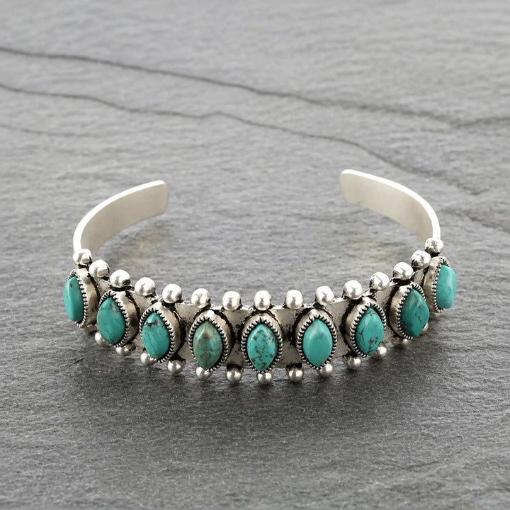 Bracelet Héritage en Argent avec Pierre