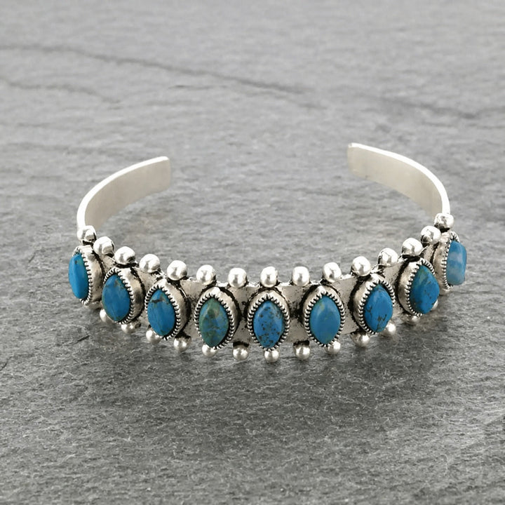 Bracelet Héritage en Argent avec Pierre