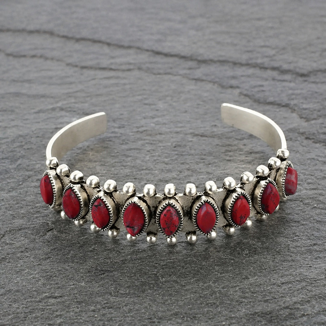 Bracelet Héritage en Argent avec Pierre