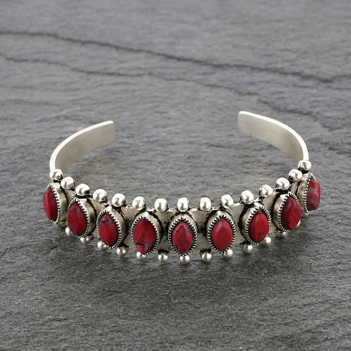 Bracelet Héritage en Argent avec Pierre