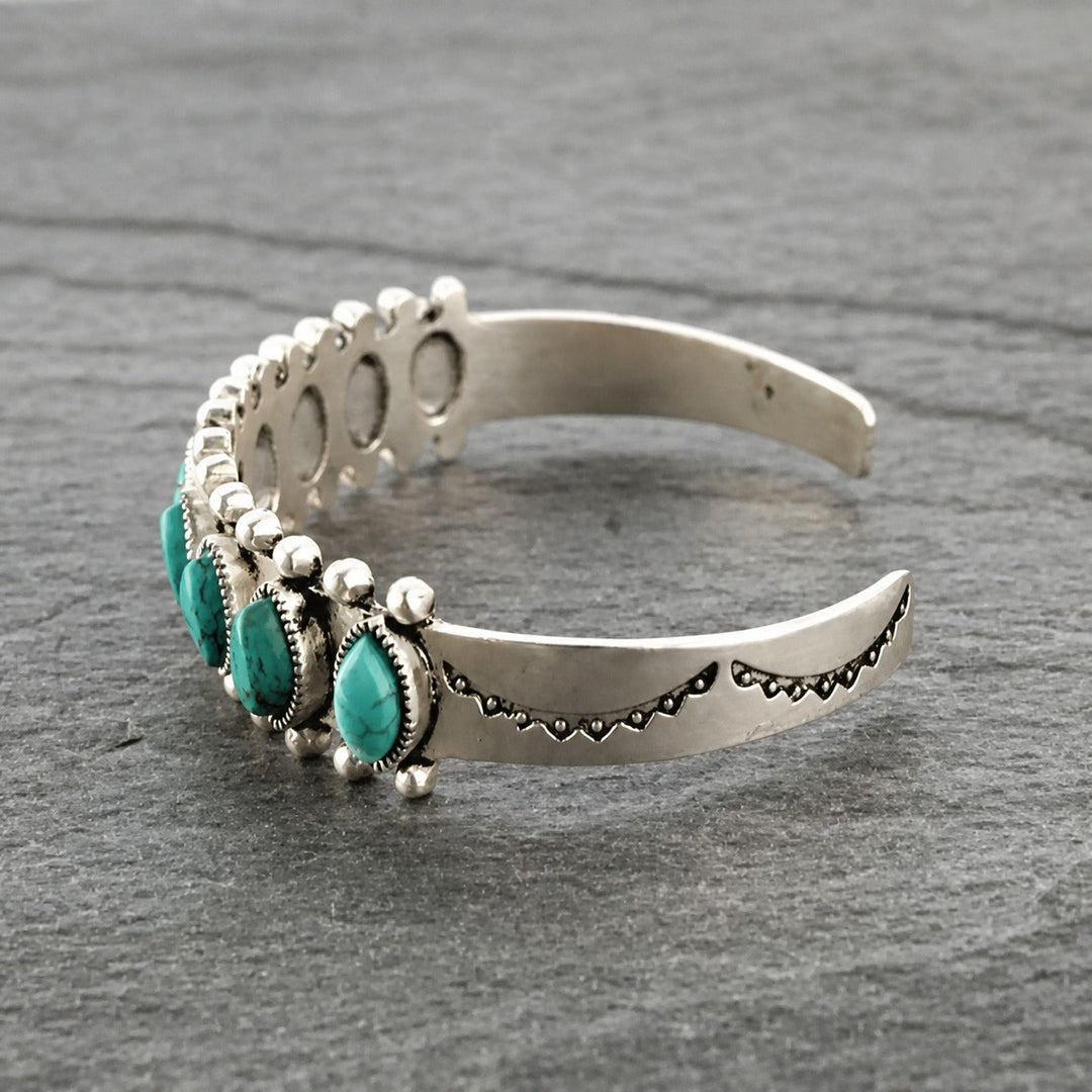 Bracelet Héritage en Argent avec Pierre