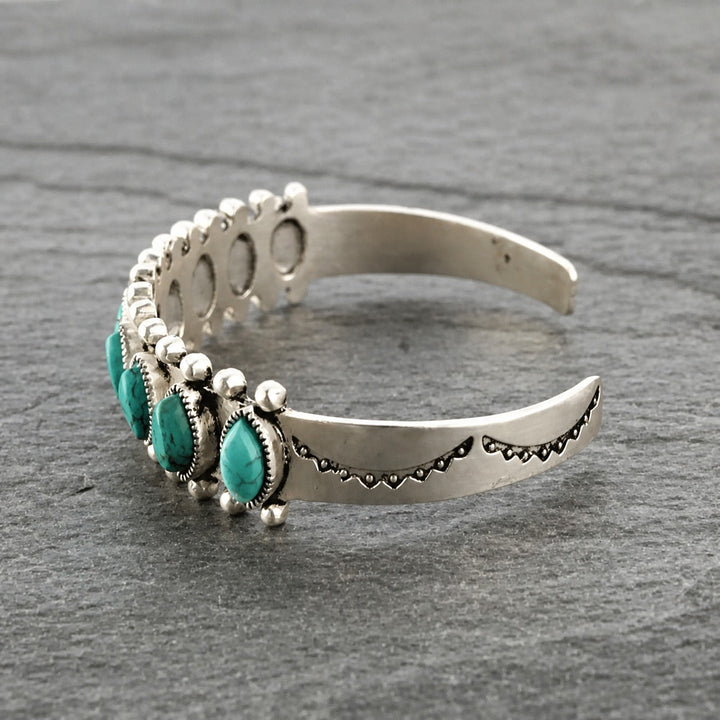 Bracelet Héritage en Argent avec Pierre