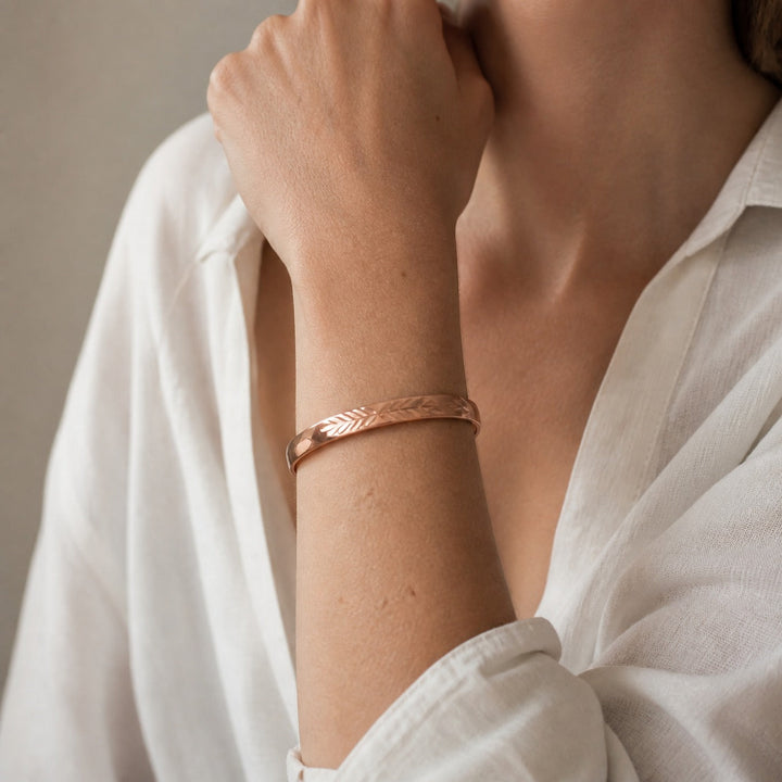 Bracelet en cuivre au clair de lune