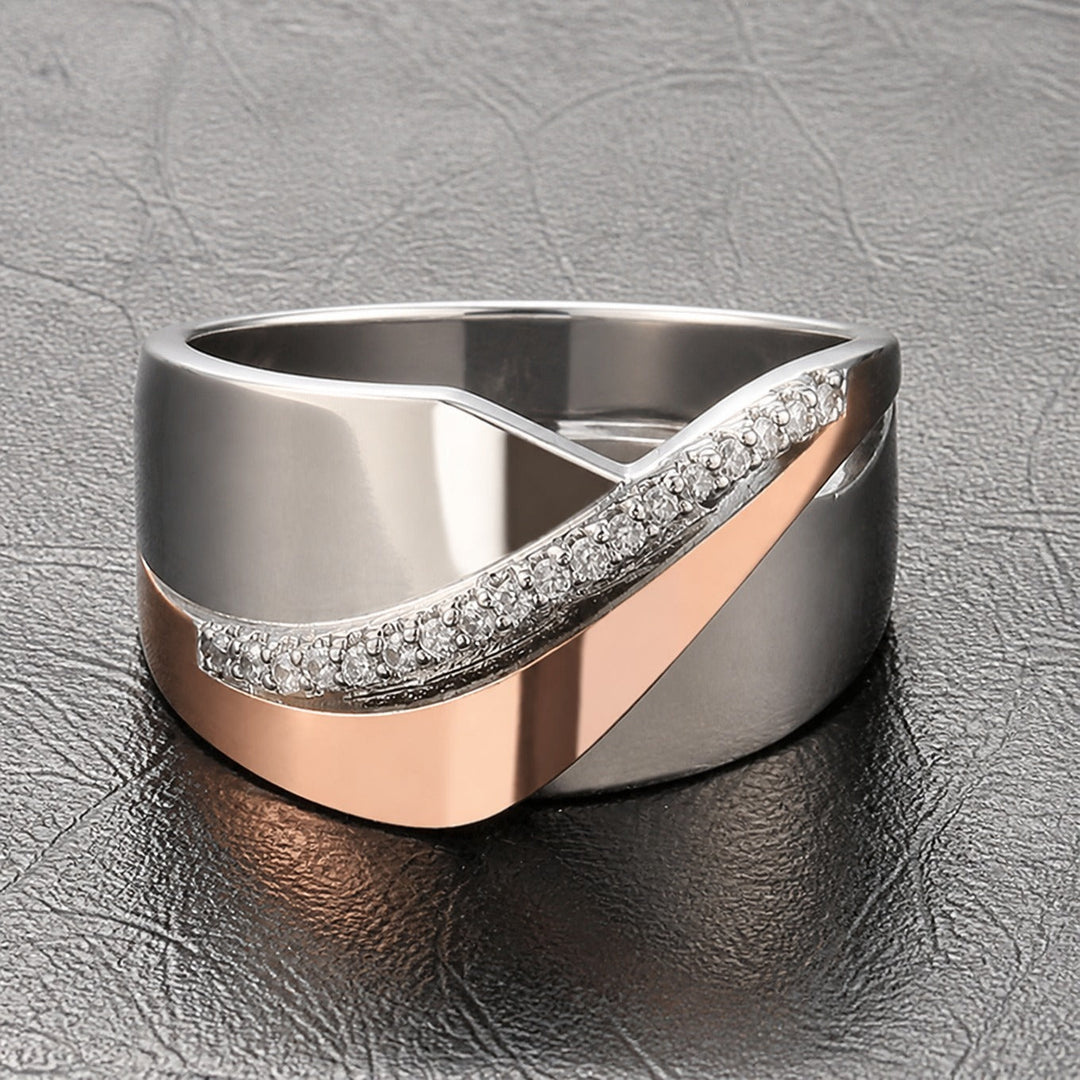 Bague en Zircon Sculpté