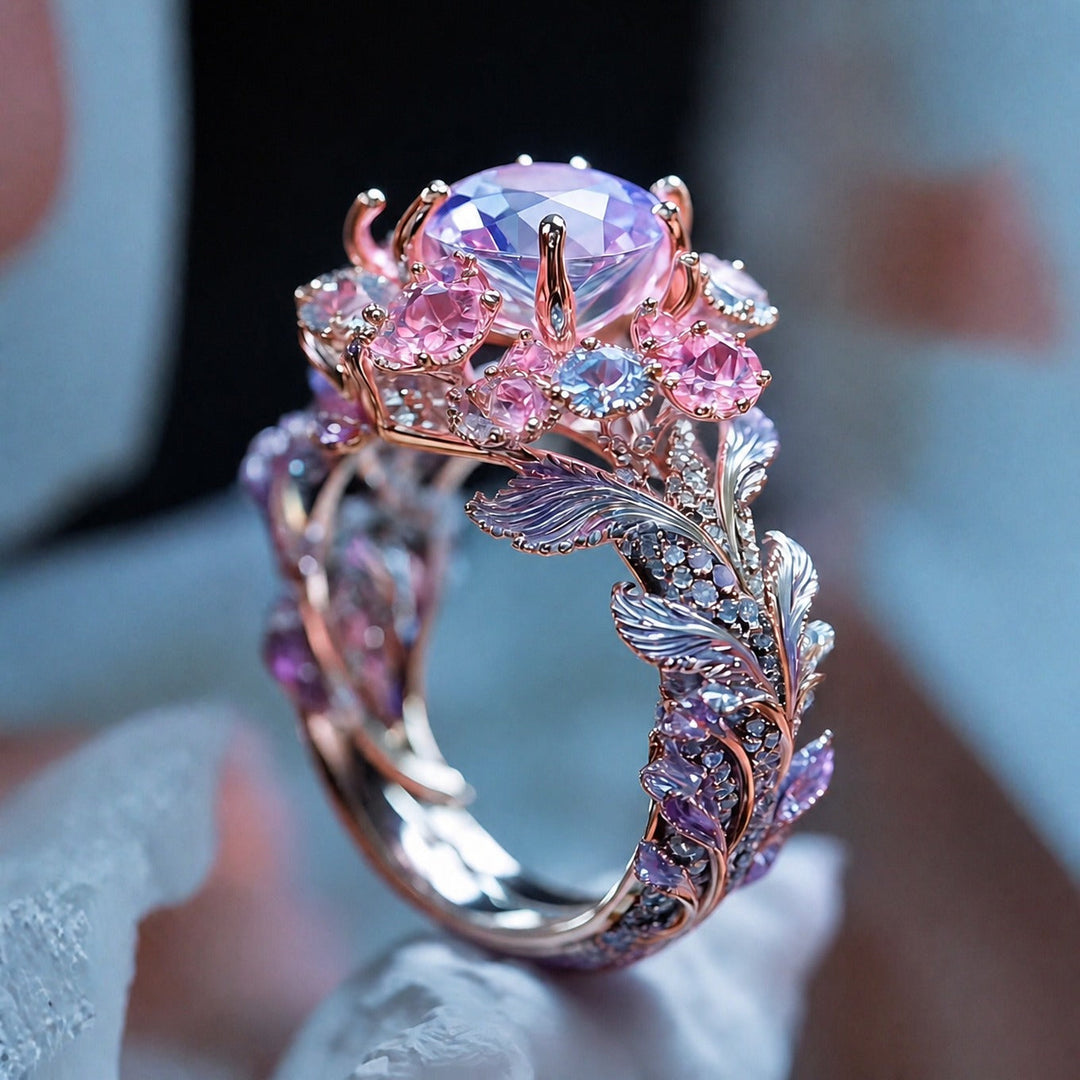 Bague Florale en Argent
