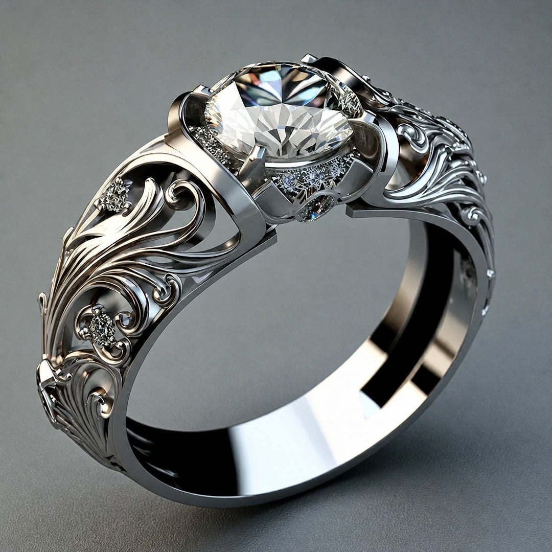 Bague Déclaration en Cristal Onirique