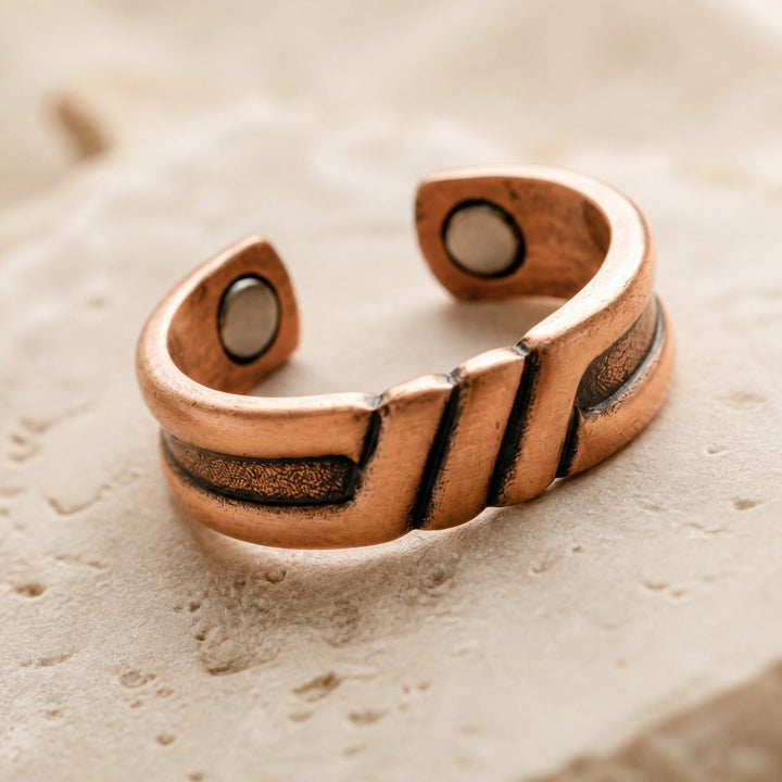 Bague en cuivre des marais